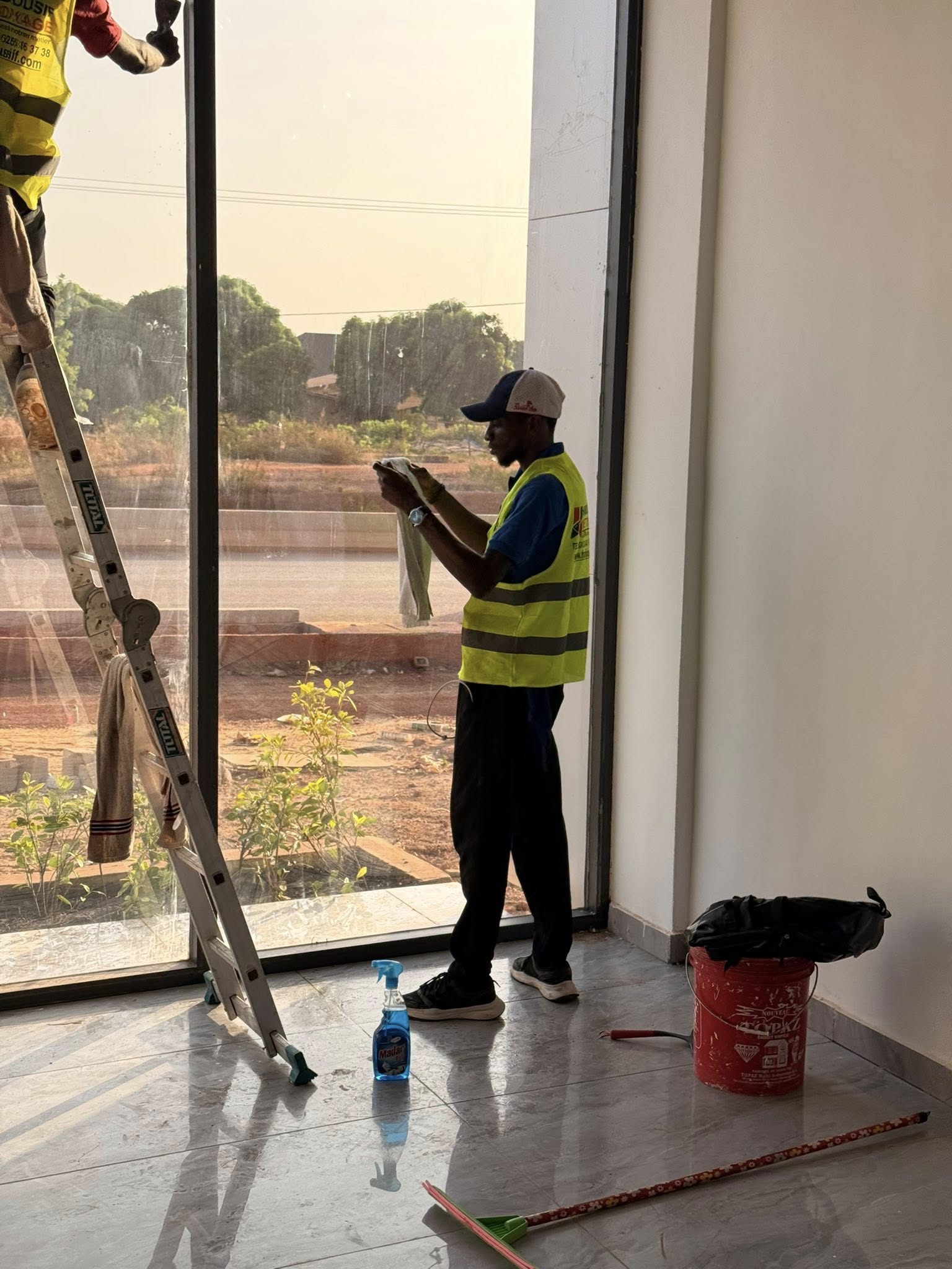 Nettoyage de vitres