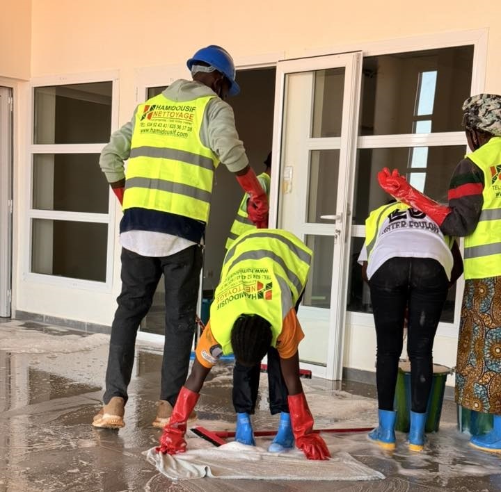 Nettoyage après chantier